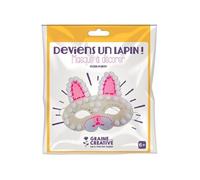 Kit masque en feutrine à décorer - Lapin