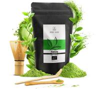 Kit Matcha Bio Premum Thé Japonais 30g - Accessoires Matcha Bambou Chasen Set Cuillère Chashaku