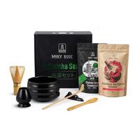 Kit matcha japonais bio Mary Rose coffret cadeau avec chawan chasen