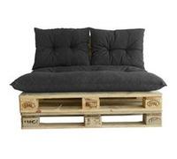 Kit matelas EZARRI pour palette coloris ardoise - Beau Rivage Gris G