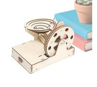 Kit mécanique en bois, jouets éducatifs mécaniques en bois, jouets d'engrenages avec pistes, pour jeu intérieur et extérieur, maison, école, fête d'anniversaire et vacances