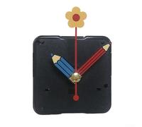 Kit Mécanisme Horloge Mural ABS Installation pour facile Kit(C) | Silencieux, pour précis, pour idéal bricolage, panneau 8-12mm, axe 23.5mm, filetage 15mm