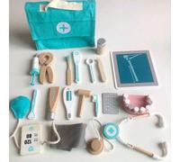 Kit Médical De Simulation En Bois, Jeu De Rôle Pour Enfant, Dentiste, Éducation Précoce, Jeu À La Maison, Outils Médicaux Interactifs Parent-Enfant