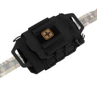 Kit Médical Tactique Trousse De Premiers Soins, Système en Deux Pièces Support De Rouleau Moyen pour La Survie d'urgence Chasse Militaire Camping (Black Noir)