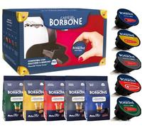 Kit Mélange 180 Capsules Caffè Borbone Or/Bleu / Rouge/Noir / Dek Compatible