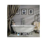 Kit mélangeur mural bain/douche à colonnettes à alimentation par le sol, douchette et flexible LIBERTY LINE - BOSSINI L00130030