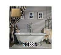 Kit mélangeur mural bain/douche à colonnettes à alimentation par le sol, douchette et flexible LIBERTY LINE - BOSSINI L00130022