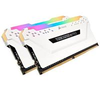 Kit mémoire Corsair Vengeance RGB Pro (blanc) 32 Go (2 x 16 Go) DDR4 DRAM 3200MHz C16