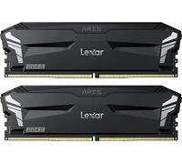 Kit Mémoire DDR5 32 Go 2x16 Go 6000 MHz Lexar ARES CL32 avec dissipateur thermique Noir LD5U16G60C320A-RGD G