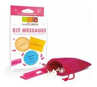 ScrapCooking – Kit messages pour biscuits – Tampons chiffres & lettres – Modèle 2041