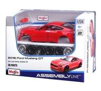 Kit Métal Maisto Ford Mustang GT 2015 1:24 Rouge Neutre G