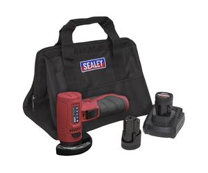 Kit Meuleuse Angulaire Sealey - 75Mm 12V Série Sv12 - 2 Batteries Cp1210Kit