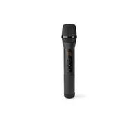 Nedis Kit microphone sans fil MPWL200BK – 20 canaux, cardioïde, 70 Hz–13 kHz – Noir