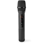 Nedis Kit microphone sans fil MPWL200BK – 20 canaux, cardioïde, 70 Hz–13 kHz – Noir