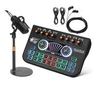Kit Microphone X3-bm700 Carte Son, Mixeur Audio et Changeur de Voix
