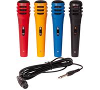 LTC DM500 - Kit de microphone - noir, bleu, jaune, rouge Jaune G