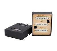 Kit Micros Simple Bobinage Guitare Électrique Blanc, Métal (Manche, Milieu, Bridge) - Son Rétro Authentique, Équilibrage Précis Par Cordes, Parfait Pour Upgrade DIY