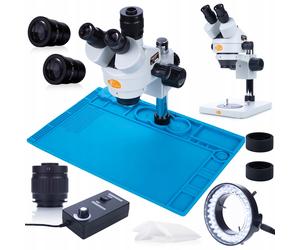 Kit microscope Mercury Pro avancé LED réglable Rosfix & tapis silicone