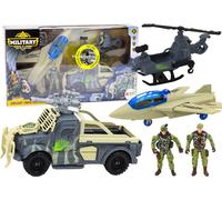 Kit militaire Véhicule de combat militaire Combattants Soldats Accessoires Sons
