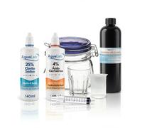 Kit minéral traitement de l'eau Agualab 2 x 140 ml Solution minérale et activateur pour désinfection de l'eau Utilisation technique Camping urgences Outdoor Fabriqué en Espagne avec scellé de sécurité
