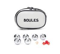 Kikkerland Kit mini-boules de pétanque G - 6 boules Multicolore