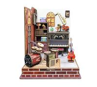 Kit Mini CASA Fai-da-Te - Càsa Musicale 3D, Giocattolo Dà Costruzione Creativo | Kìt Modello Funzionale in Miniatura per Adolescenti Adulti Caşa Soggiorno Camera D́a Libreria Vetrina Compleanno