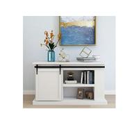 vidaXL Kit mini de porte coulissante de grange Acier au carbone 152 cm