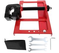 Kit Mini de Scie à Chaîne Verticale pour Bois, Structure Rouge | Acier Allié, Serrage Stable et Format Portable, pour Charpentiers, Grumes et Chantier
