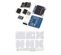 Kit mini horloge, coque acrylique, affichage à diode électroluminescente organique, module de synchronisation à monter soi-même, kit horloge électronique DC5V