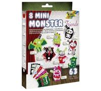 Folia Kit feutrine Mini Monster Friends 6 1223 051 – Set pour 8 monstres assortis