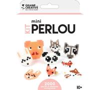 Kit mini perlou 2000 perles animaux