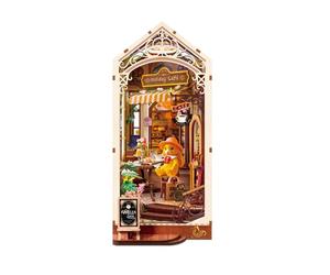 Kit miniature Book Nook ROBOTIME Holiday Café 171 pièces avec LED Multicolore