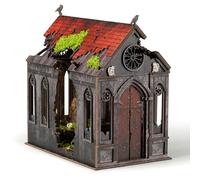 Kit miniature de temple - Kit de maison miniature à faire soi-même pour adultes, adolescents, maison de poupée, bibliothèque, décoration avec lumière LED, puzzle en bois 3D, cadeaux pour la famille