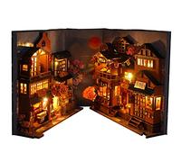 Kit Miniature du Coin du Coin | Modèle de Rue Japonais - kit de Maison Miniature 3D pour, Table, Cadeau du Nouvel an, Saint-Valentin pour Adolescents, Adultes,
