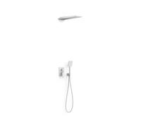 Kit mitigeur encastré 2 voies Rapid-box pour douche Project Blanc mat - TRES 22138005BM