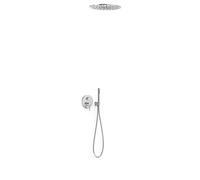 Kit mitigeur encastré 2 voies Rapid-box pour douche Study Chrome - TRES 26238005