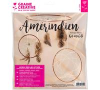 Kit pour fabriquer un mobile - Attrape-rêves amérindien Multicolore G