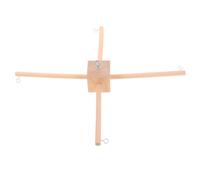 Kit Mobile pour Berceau Bébé en Bois, Cadre Bohème Beige | Montage Facile, Base Solide, Usage Multiemploi, pour Chambre Bébé et Kits de Carillon
