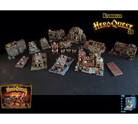 Kit mobilier HeroQuest 3D - Objets 3D imprimés & peints à la main