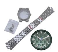 Kit Mod NH35 NH36 39.5mm Boîtier Acier INOX Intégré, Verre Saphir Pièces Mod pour Rolex Datejust/Royal Oak/Tissot PRX