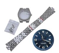 Kit Mod NH35 NH36 39.5mm Boîtier Acier INOX Intégré, Verre Saphir Pièces Mod pour Rolex Datejust/Royal Oak/Tissot PRX