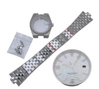 Kit Mod NH35 NH36 39.5mm Boîtier Acier INOX Intégré, Verre Saphir Pièces Mod pour Rolex Datejust/Royal Oak/Tissot PRX