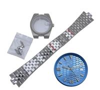 Kit Mod NH35 NH36 39.5mm Boîtier Acier INOX Intégré, Verre Saphir Pièces Mod pour Rolex Datejust/Royal Oak/Tissot PRX