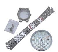 Kit Mod NH35 NH36 39.5mm Boîtier Acier INOX Intégré, Verre Saphir Pièces Mod pour Rolex Datejust/Royal Oak/Tissot PRX