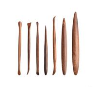Kit Modelage Argile pour bois Naturel 18cm Kit Modelage Argile | pour bois précieux, fini poli main, confortable, 7 variées, idéal modelage