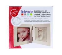 Kit Modelage Empreinte Bébé - Artemio - Cadre Photo 12,5x12,5 cm - Blanc
