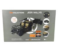 KIT MODÈLE AUTO STATIQUE IXO JEEP WILLYS ARMÉE AMÉRICAINE AVEC REMORQUE 1941 ...
