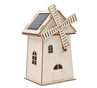 Kit Modèle Chalet Moulin Vent Énergie Solaire Physique Conversion L'énergie | Matériel D'expérimentation Scientifique, Ensemble D'assemblage Pratique For Étudiants, Appareil De Laboratoire Éducatif