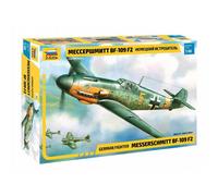KIT MODÈLE D'AVION STATIQUE ZVEZDA MESSERSCHMITT BF-109 F2/F4 ÉCHELLE 1/48