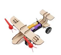 Kit Modèle D'avion Taxi Double Aile, Expérience Physique Vol Aérodynamique | Ensemble D'assemblage De Puzzle Pratique, Équipement Pédagogique STEAM For L'expo-sciences En t À La Maison